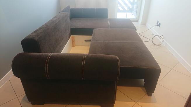 Narożnik z funkcją spania. Stan idealny ! Praktycznie NOWY !