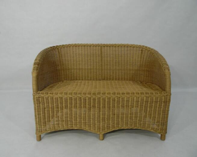 Komplet mebli ogrodowych z rattanu naturalnego - SŁONECZNIK