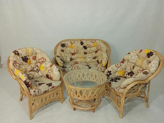 Meble ogrodowe z rattanu naturalnego - STORCZYK