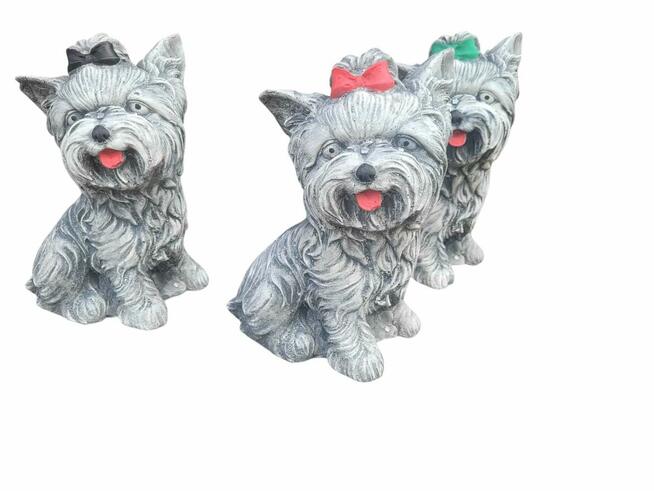 York odlew pieska figurka yorka piesek gipsowy dekoracja