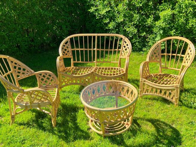 Meble ogrodowe z rattanu naturalnego - STORCZYK