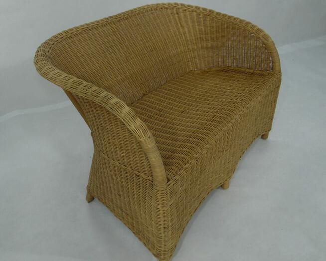 Komplet mebli ogrodowych z rattanu naturalnego - SŁONECZNIK