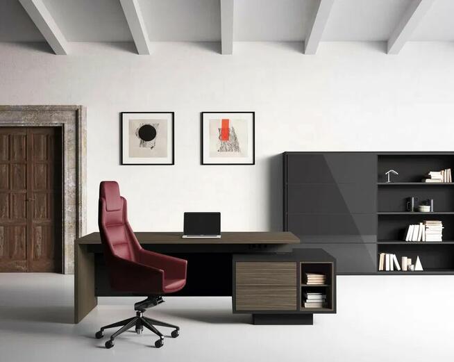 Biurko gabinetowe, Komoda Elite, kolor COD.63/COD53 LAS Mobi