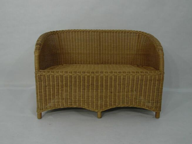 Komplet mebli ogrodowych z rattanu naturalnego - SŁONECZNIK