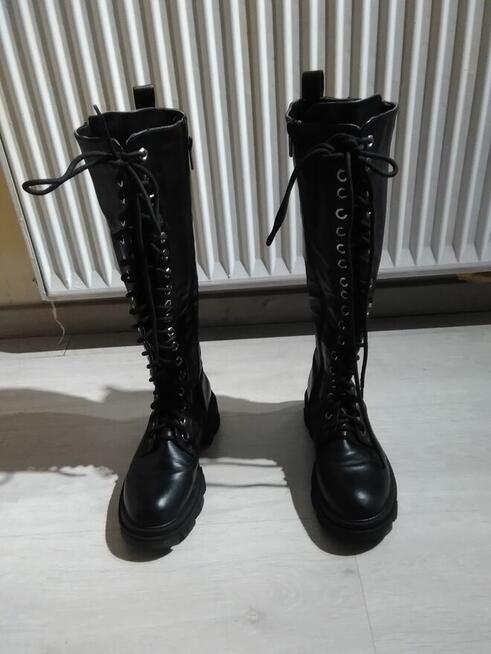 Sprzedam Kozaki Rozmiar 38 Eko Skóra Okazja Polecam