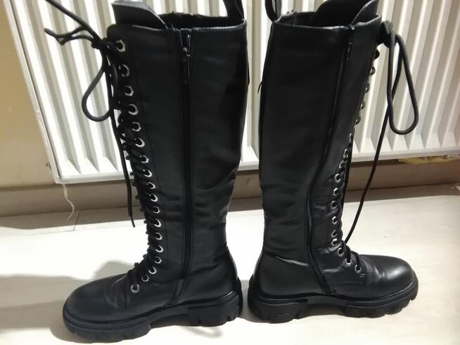 Sprzedam Kozaki Rozmiar 38 Eko Skóra Okazja Polecam