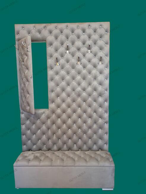 Panele tapicerowane z wieszakami