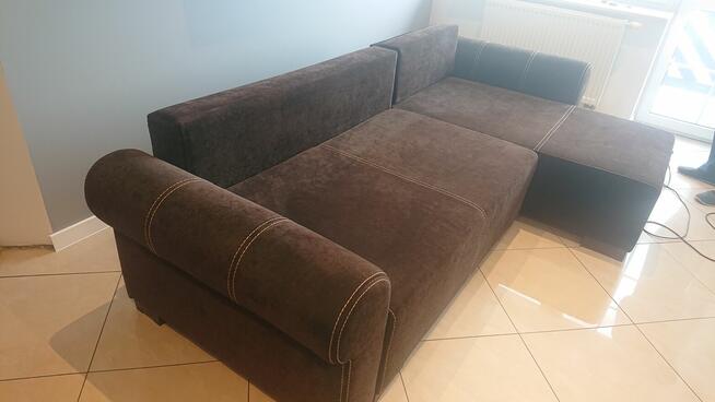 Narożnik z funkcją spania. Stan idealny ! Praktycznie NOWY !