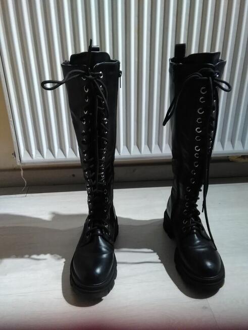 Sprzedam Kozaki Rozmiar 38 Eko Skóra Okazja Polecam