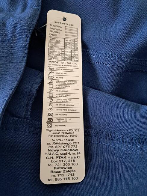 Spodnie damskie niebieskie, rozm.46, do sprzedania