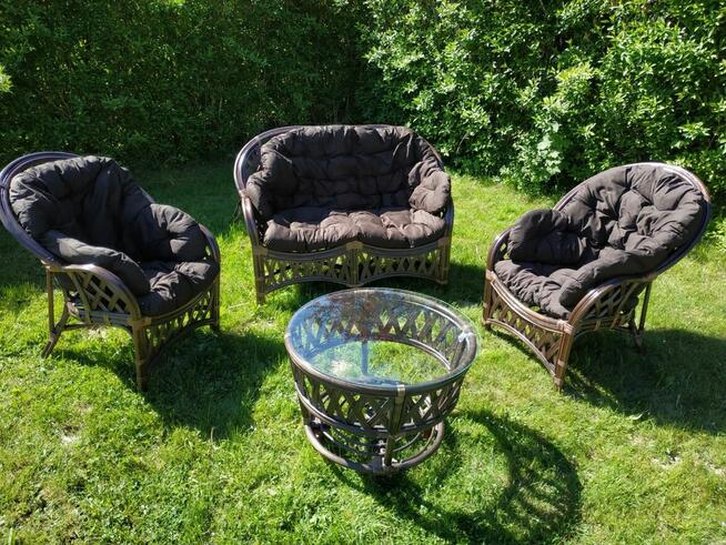 Meble ogrodowe z rattanu naturalnego - STORCZYK