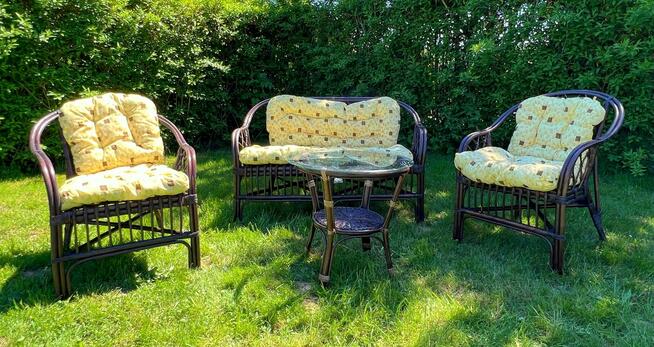 Komplet mebli rattanowych - JASKIER