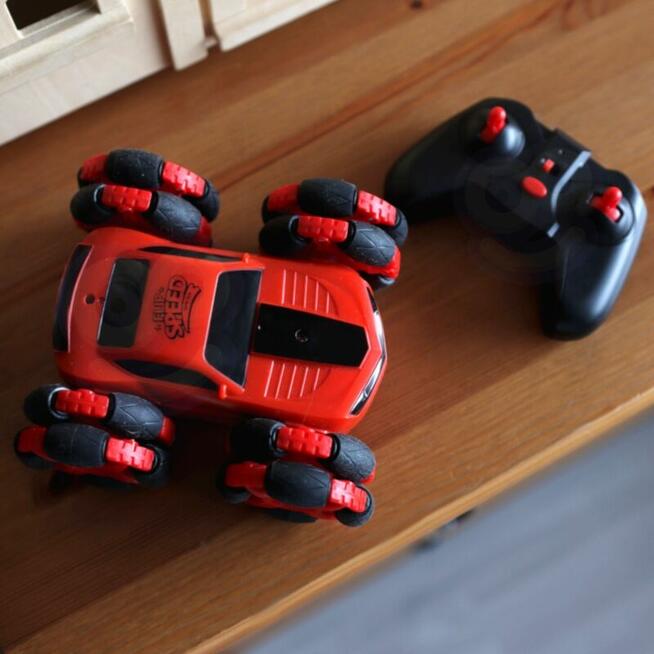 WOOPIE Zdalnie Sterowane Auto RC Akrobata Rotacja 360 z Pilo