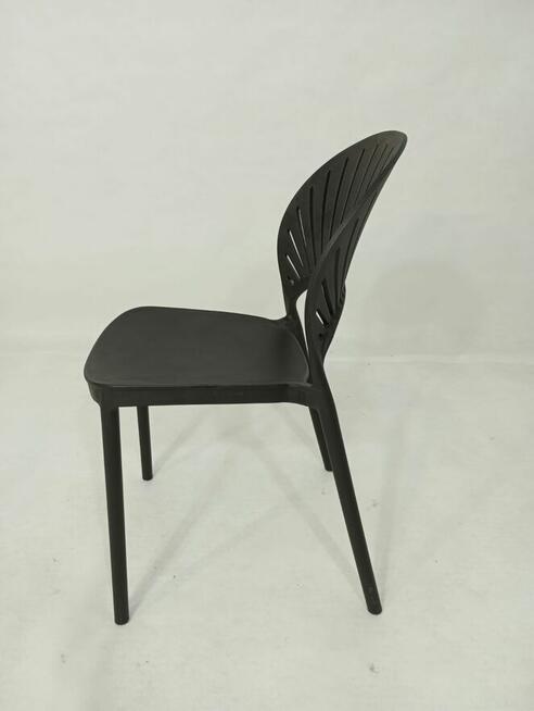 Krzesło ogrodowe czarne