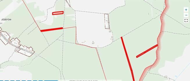 Działki pod produkcję rolną, produkcję siana, lasy