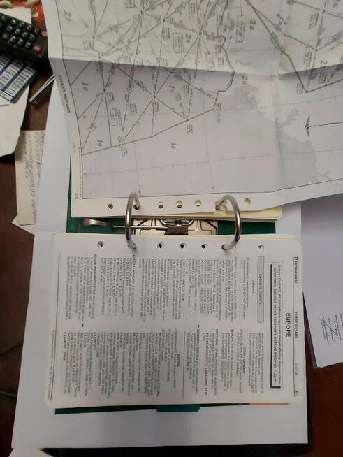 Mapy lotnicze Europy -Jeppesena