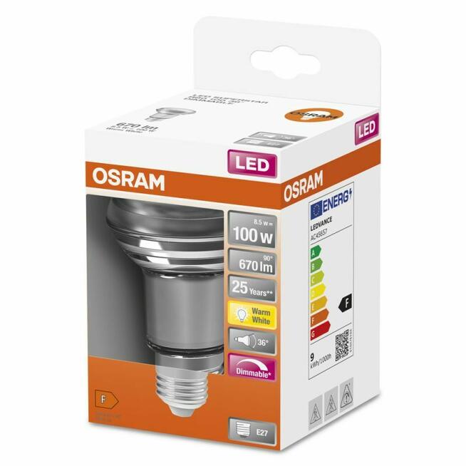 Osram LED Superstar Reflektor E27 R80 8.5W 670lm ściemnianie