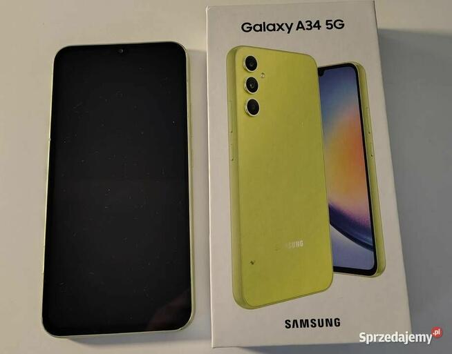 Samsung Galaxy A34 5G 6GB/128GB Gwarancji+Ładowarka