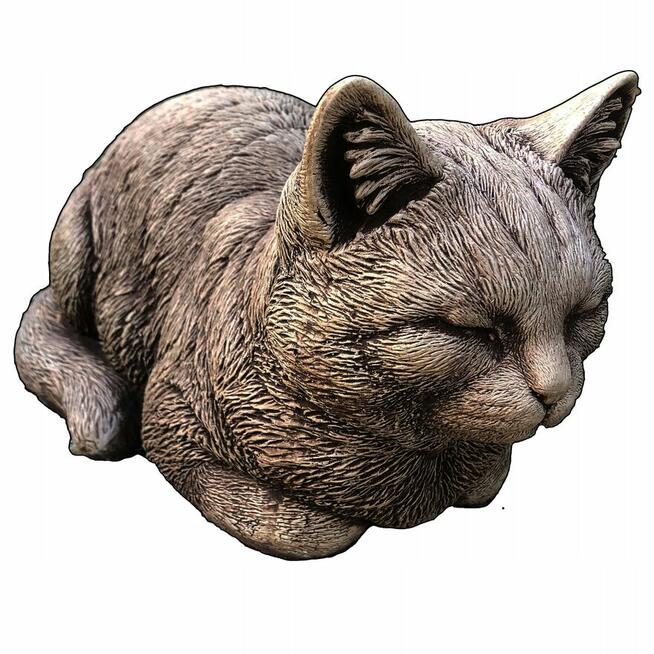 Figurka kota Kot gipsowy dekoracja ogrodowa