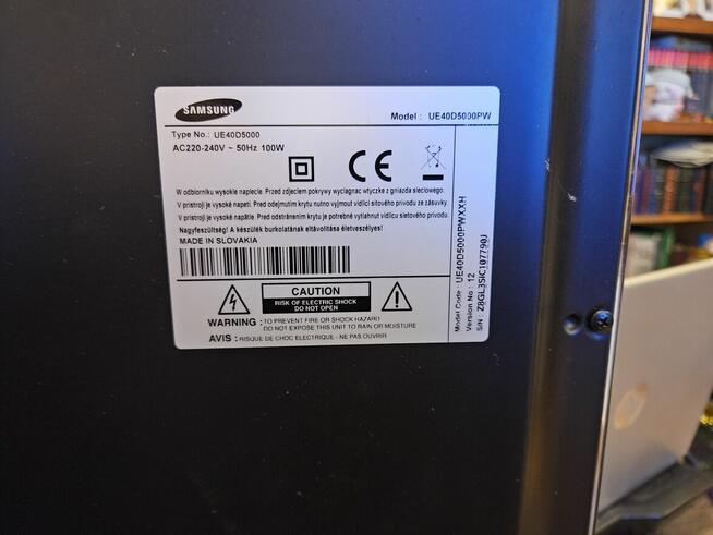 SAMSUNG LED TV 40 UE40D5000 FULLHD