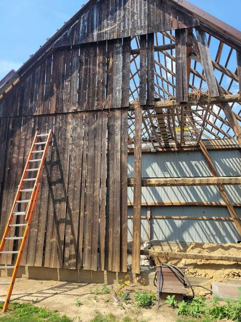 Skup starego drewna/desek/belek ciosanych