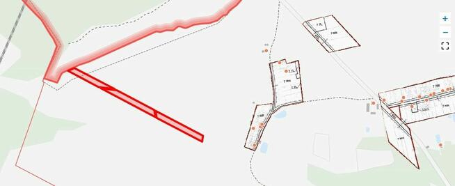 Działki pod produkcję rolną, produkcję siana, lasy