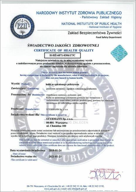 granulat styropianowy profesjonalny Styrolit