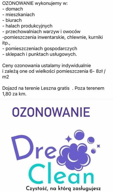 Ozonowanie pomieszczeń każdego typu