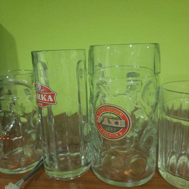 Sprzedam dużą ilość szklanek i kufli do piwa ZAWIERCIE