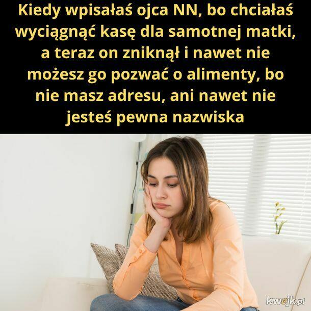 Przyjmę na siebie nie prawe dziecko