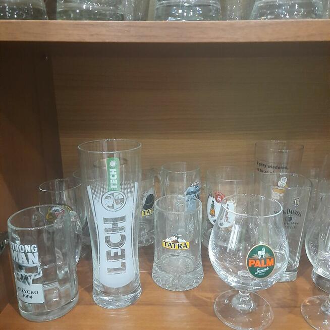 Sprzedam dużą ilość szklanek i kufli do piwa ZAWIERCIE