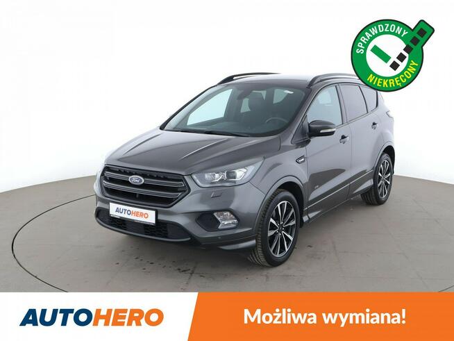 Ford Kuga 4x4, automat, 179KM, bi-xenon, navi, skóra/alcantara, kamery