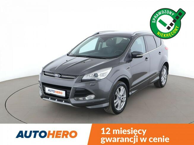 Ford Kuga Individual, bi-xenon, półskóra, navi, klima auto, kamera i czujniki