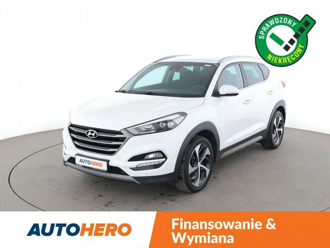 Hyundai Tucson automat 4x4 navi kamera 177KM hak grzane fotele Bluetooth FullLED