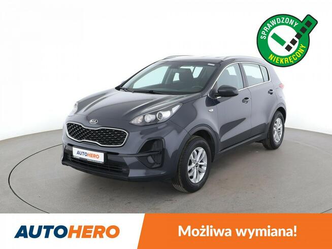 Kia Sportage Grzane fotele przód-tył, grzana kierownica, hak holowniczy, PDC, Navi,