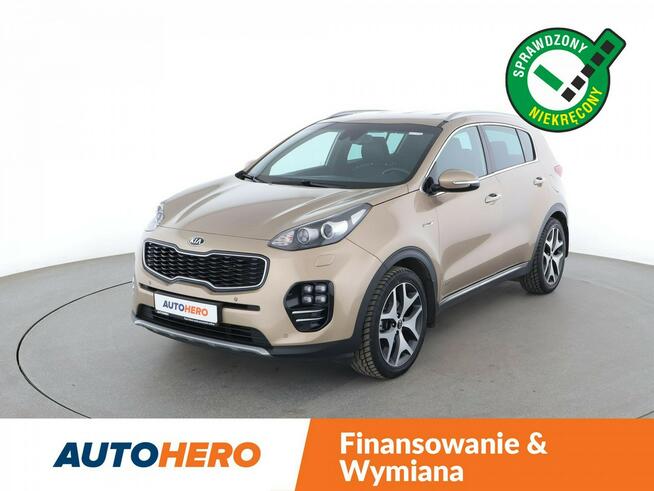 Kia Sportage 2.0d Automat GT Line 4WD Tempomat Navi Skóra Grzane Fotele Kanapa JBL