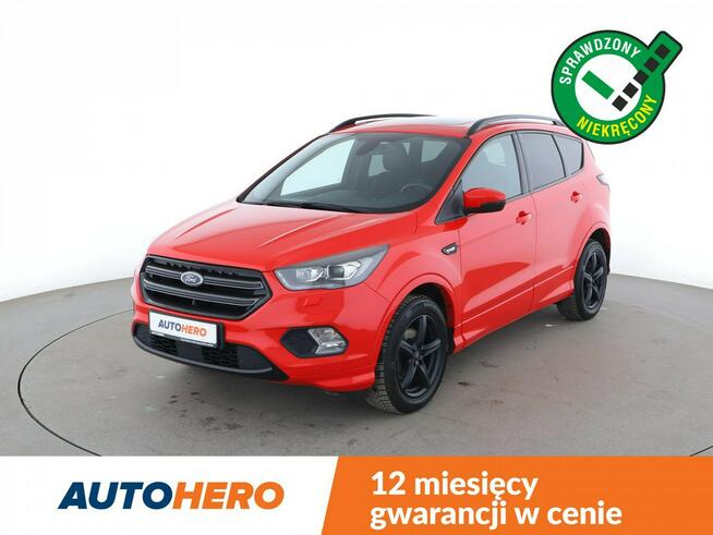 Ford Kuga ST-Line, Panoraa, podgrzewane fotele, grzana kierownica + szyba czołow