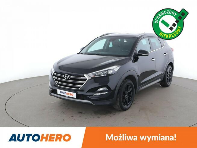 Hyundai Tucson skóra navi klima auto grzane fotele kamera i czujniki parkowania