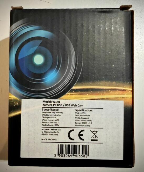 Kamera internetowa Manta W180, Full HD
