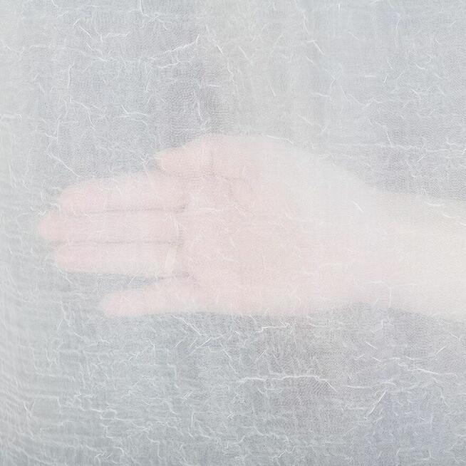 Firana zakładana z woalu kresz 600x240 cm, szycie firan