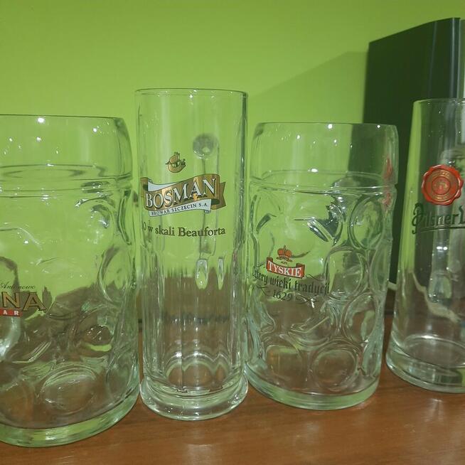 Sprzedam dużą ilość szklanek i kufli do piwa ZAWIERCIE