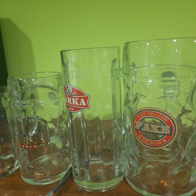 Sprzedam dużą ilość szklanek i kufli do piwa ZAWIERCIE