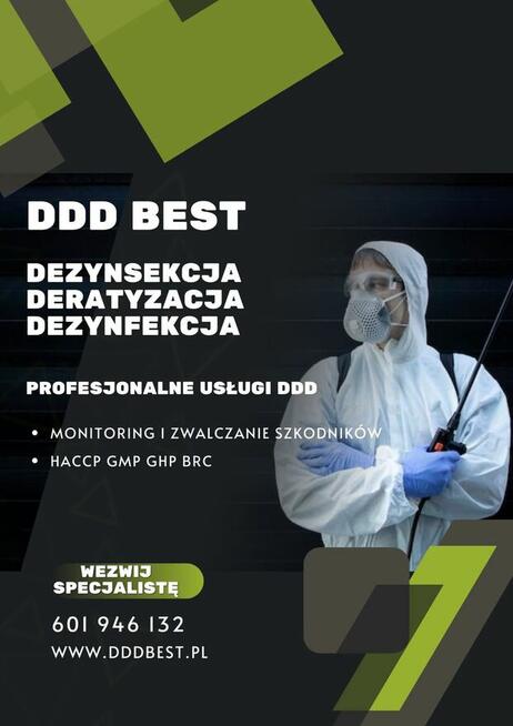 DDD Deratyzacja Dezynsekcja Odpluskwianie HACCP