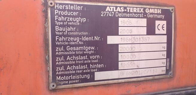 Koparka kołowa Atlas 1905