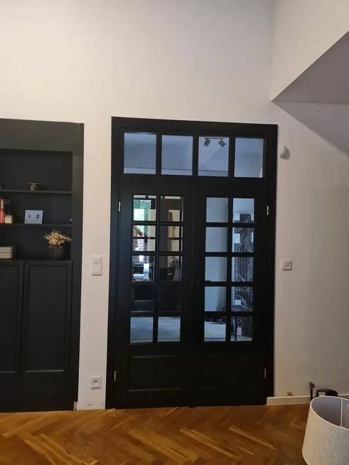 Drzwi drewniane zewnętrzne (wejściowe) i wewnętrzne