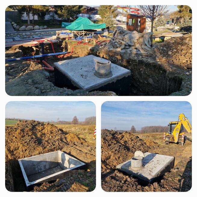 Zbiornik betonowy na deszczówkę 5m3 Szambo betonowe 10m3