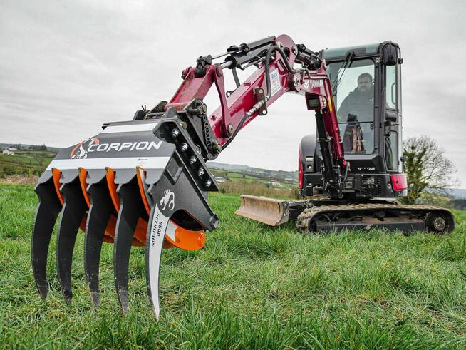 Chwytak do minikoparki MDE Scorpion S500 1,5 - 4 ton