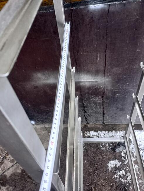 Wózek transportowy stal na kółkach 40x173 wózki gastronomicz