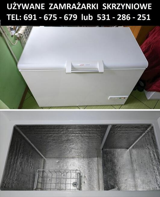 Zamrażarki - SKRZYNIOWE - różne wielkości/pojemności/gwar.