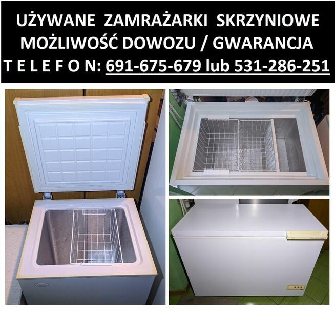 Zamrażarki - SKRZYNIOWE - różne wielkości/pojemności/gwar.